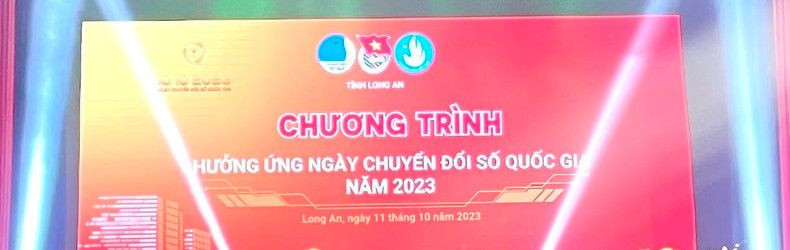 Tuổi trẻ Long An phát động ra quân đội hình IT xanh hưởng ứng Ngày Chuyển đổi số quốc gia 2023