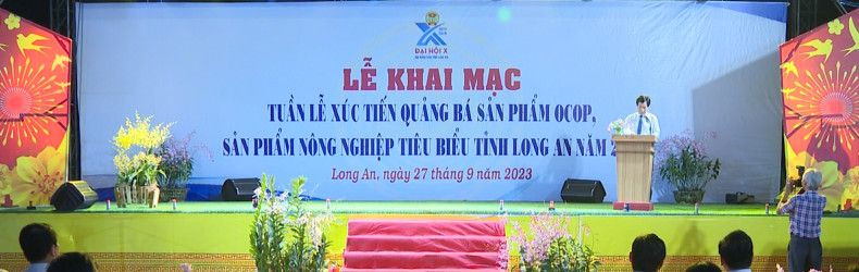 Khai mạc “Tuần lễ xúc tiến quảng bá sản phẩm OCOP tỉnh Long An năm 2023”